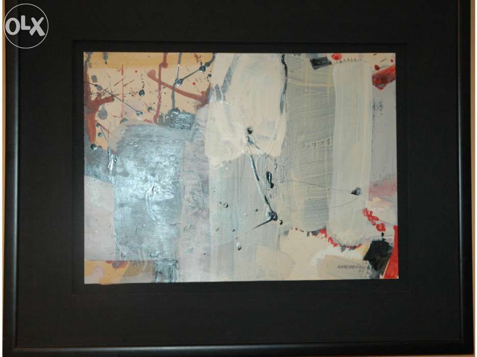 Quadro original abstracto pintor Malheiro