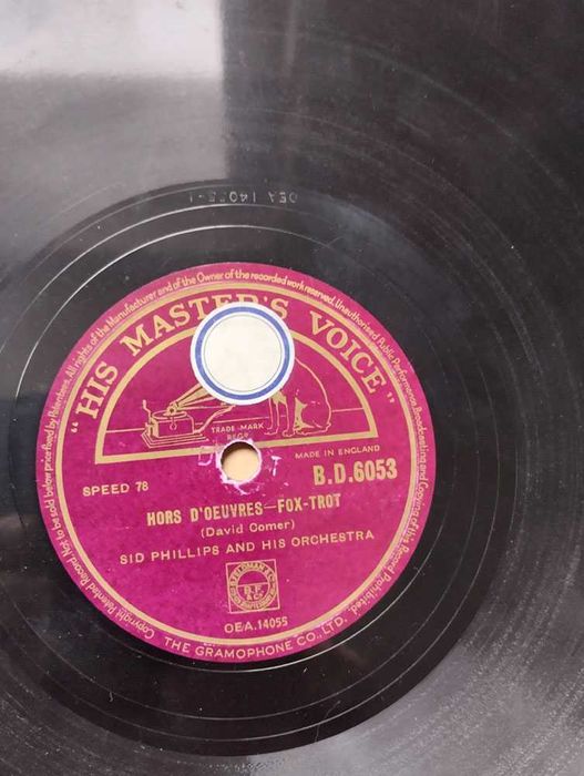 Płyty szelakowe - patefon - wyprzedaż kolekcji - 2 szt