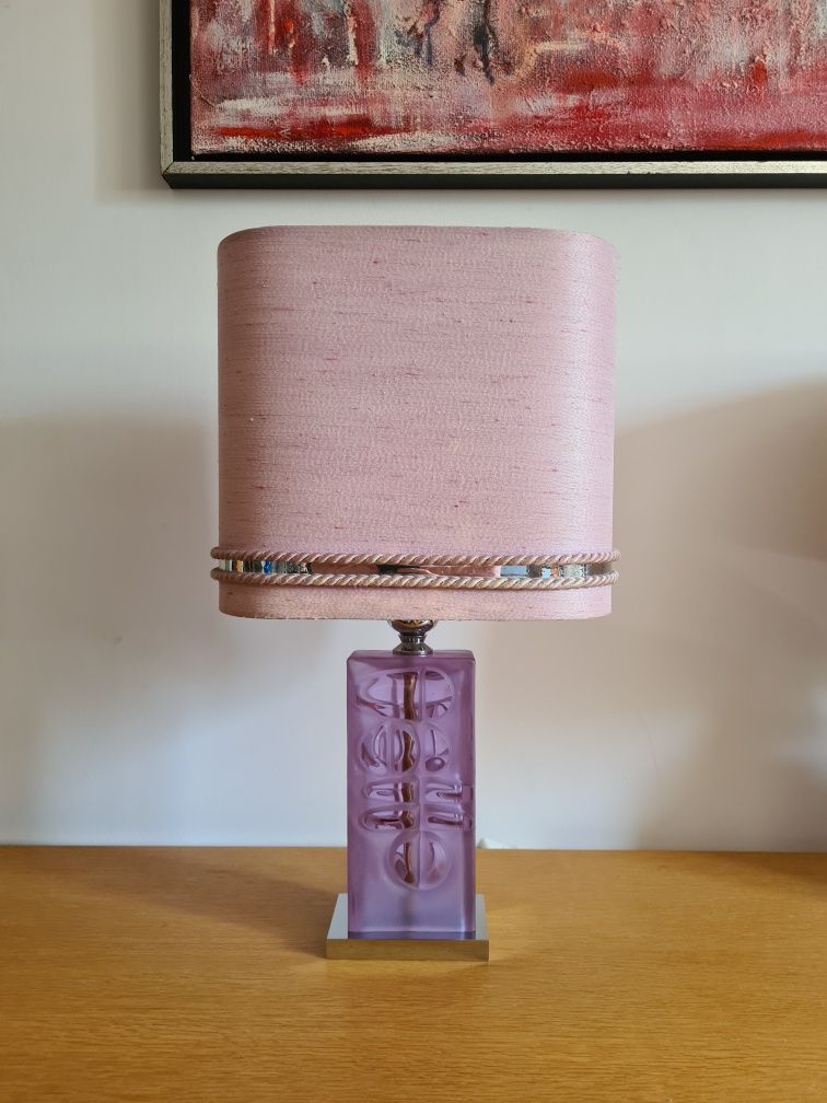 Lampa stołowa Peill&Putzler mid century Hollywood regency lata 70 60