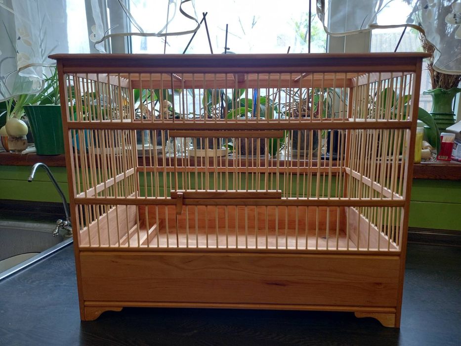 Деревянные клетки для птиц 30х40х50