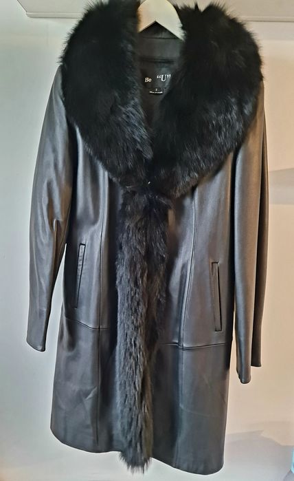 Płaszcz skórzany, r. S