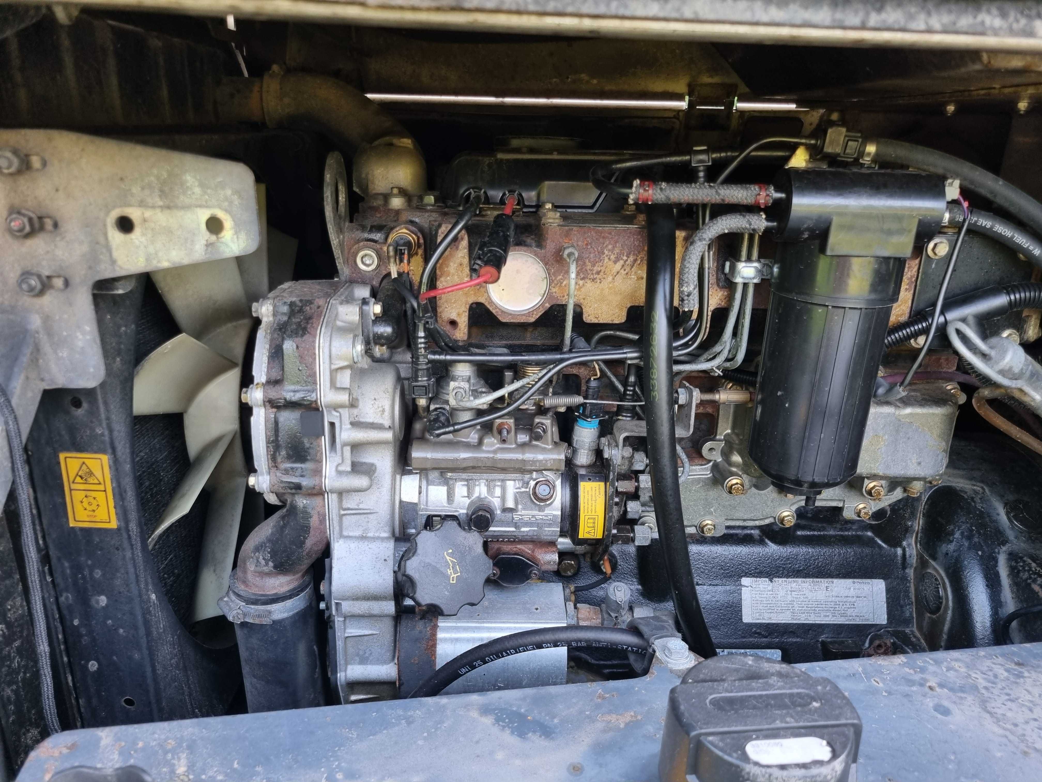 Wozidło 6ton TEREX JAK NOWE z Norwegii 4X4 OBRÓT Kiper PERKINS TURBO