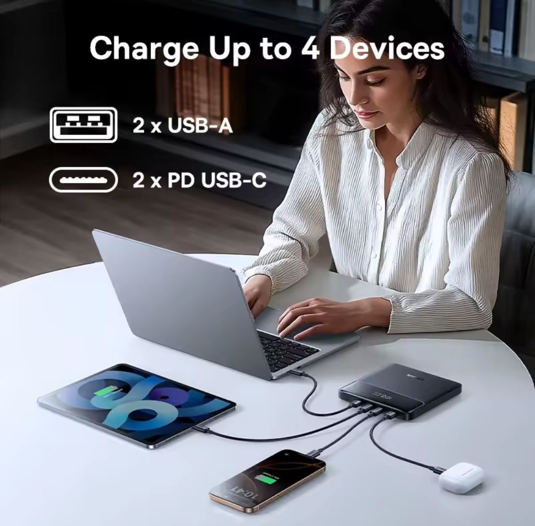 Повербанк BASEUS Blade H1 Lite Power Bank 20000 мАг 100вт акамулятор