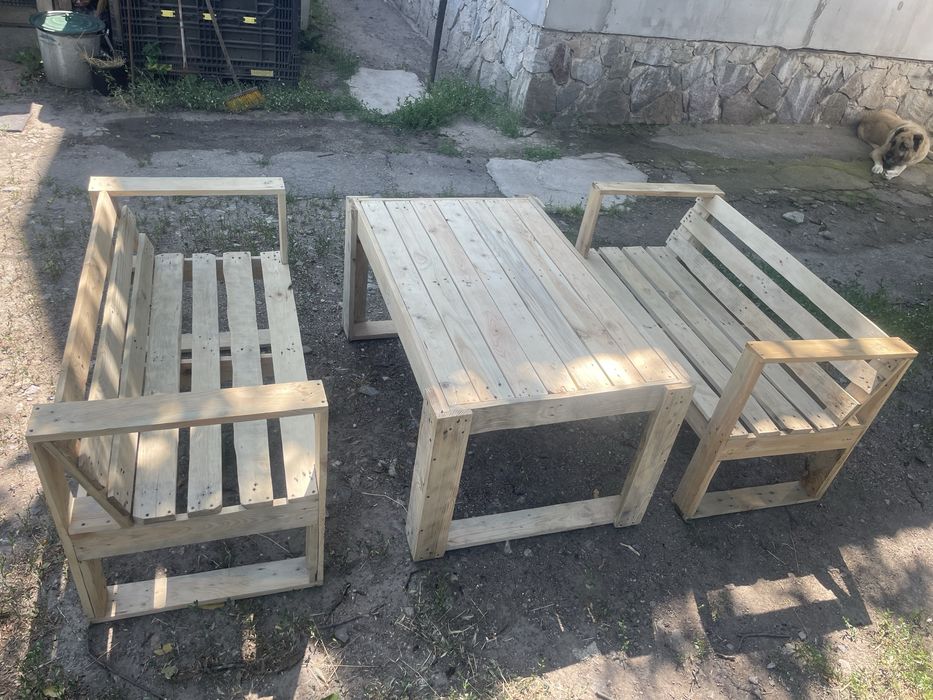 Продам лавочку і стіл з палет