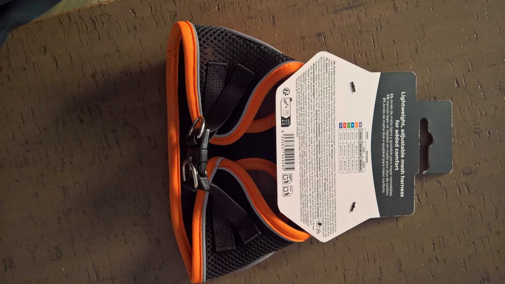 Peitoral novo, sem uso, para cachorro pequeno!