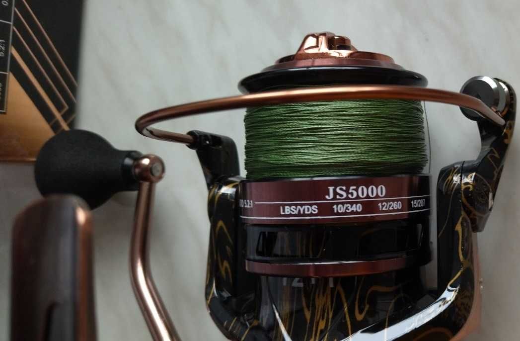 Продам катушку Weida JS 5000 (12+1), со шнуром 150+ метров
