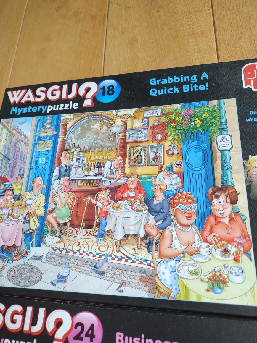 Wasgij puzzle zestaw układanka 5 sztuk