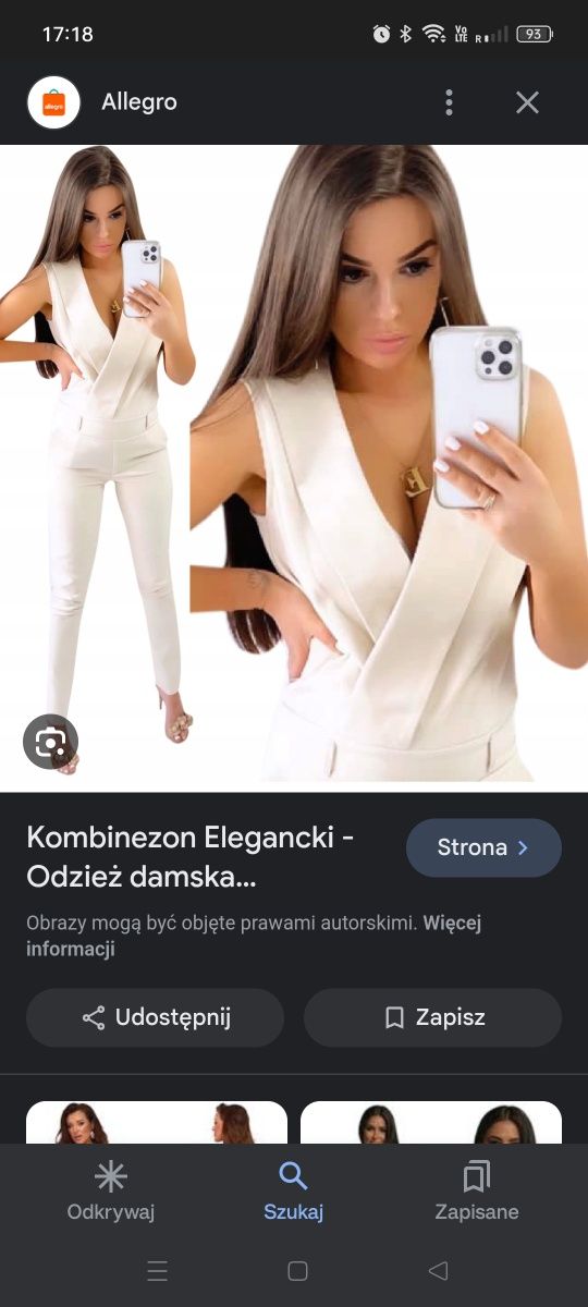Kombinezon elegancki Mielczarkowski czarny