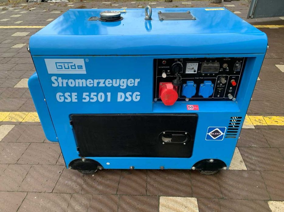 Дизельний генератор Güde Stromerzeuger GSE 5501 DSG 6.5КВ\1,65 л