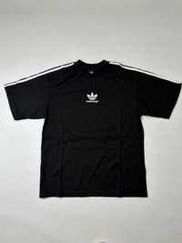 футболка Balenciaga x Adidas Black T-shirt