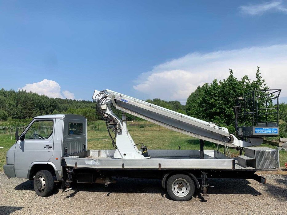 Podnośnik koszowy, zwyżka, prace na wysokościach, mycie, malowanie itp