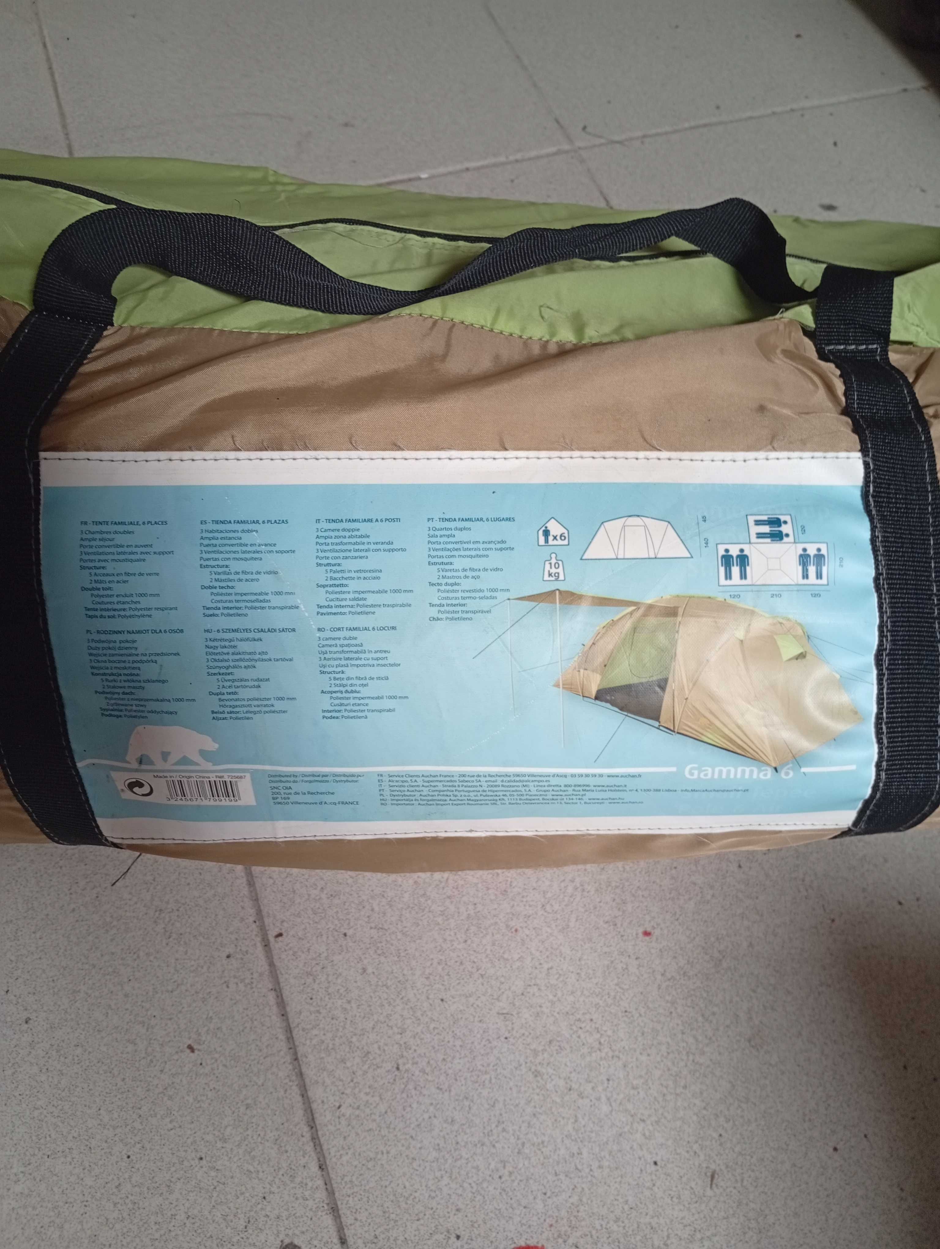 Tenda campismo familiar