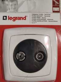 Tomada TV/RD terminal legrand