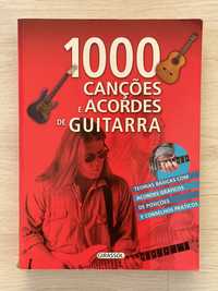 Livro 1000 canções e acordes de guitarra