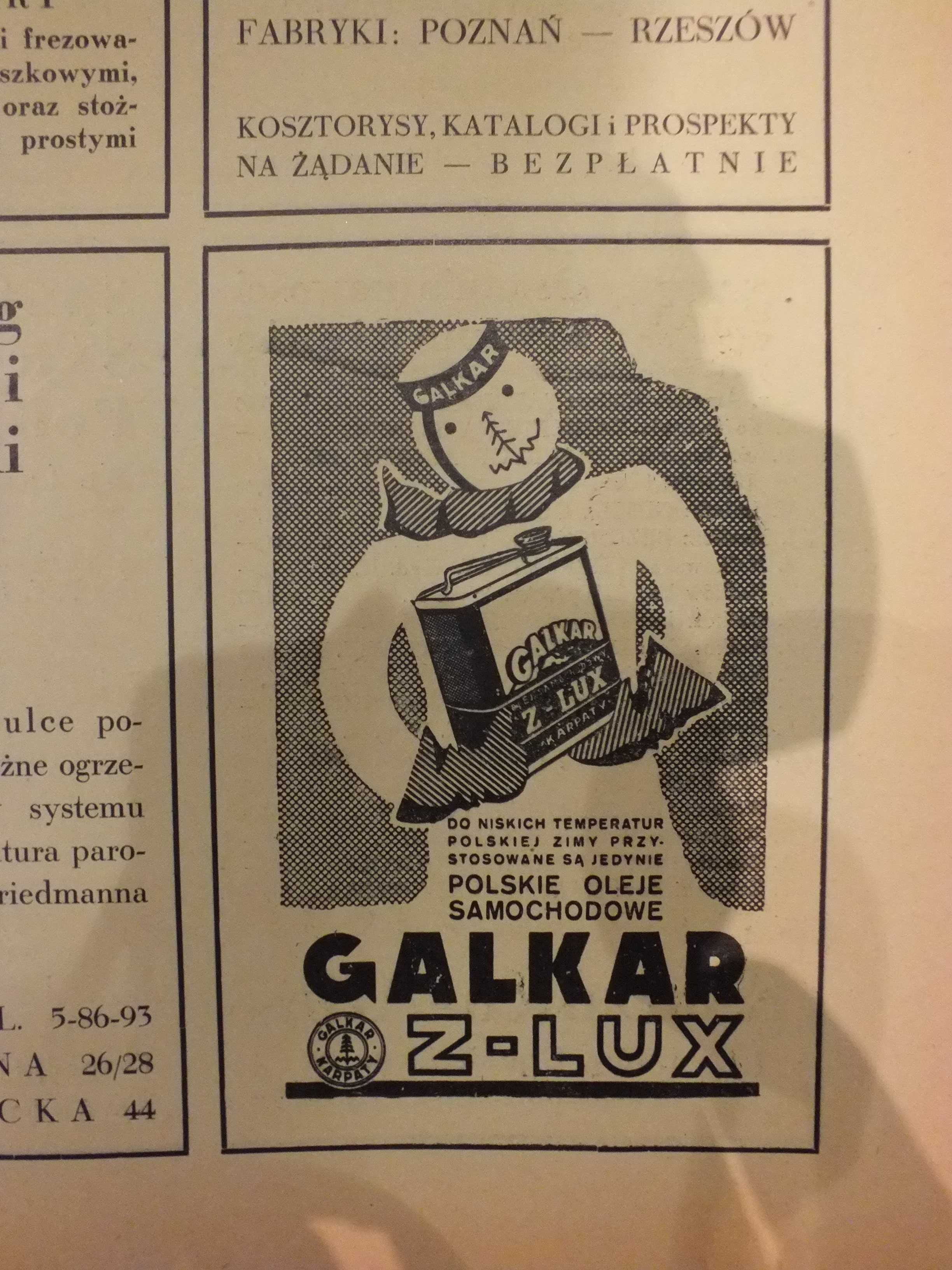 Miesięcznik życie techniczne styczeń luty 1938 r