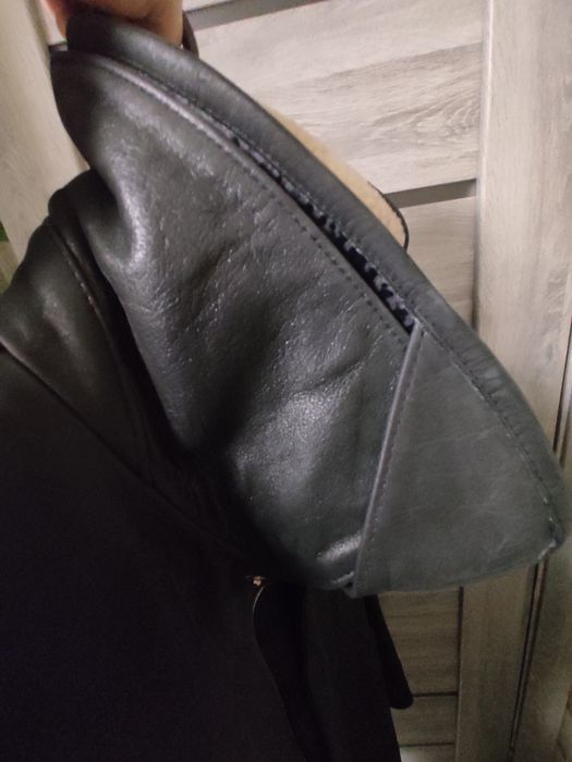 Куртка зимова шкіряна