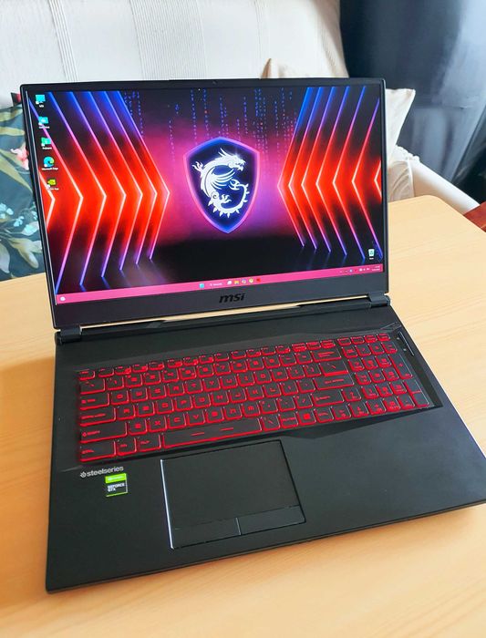 17,3" Msi GAMING laptop do gra cs2 fifa CoD gta ssd GTX 144hz GEFORCE