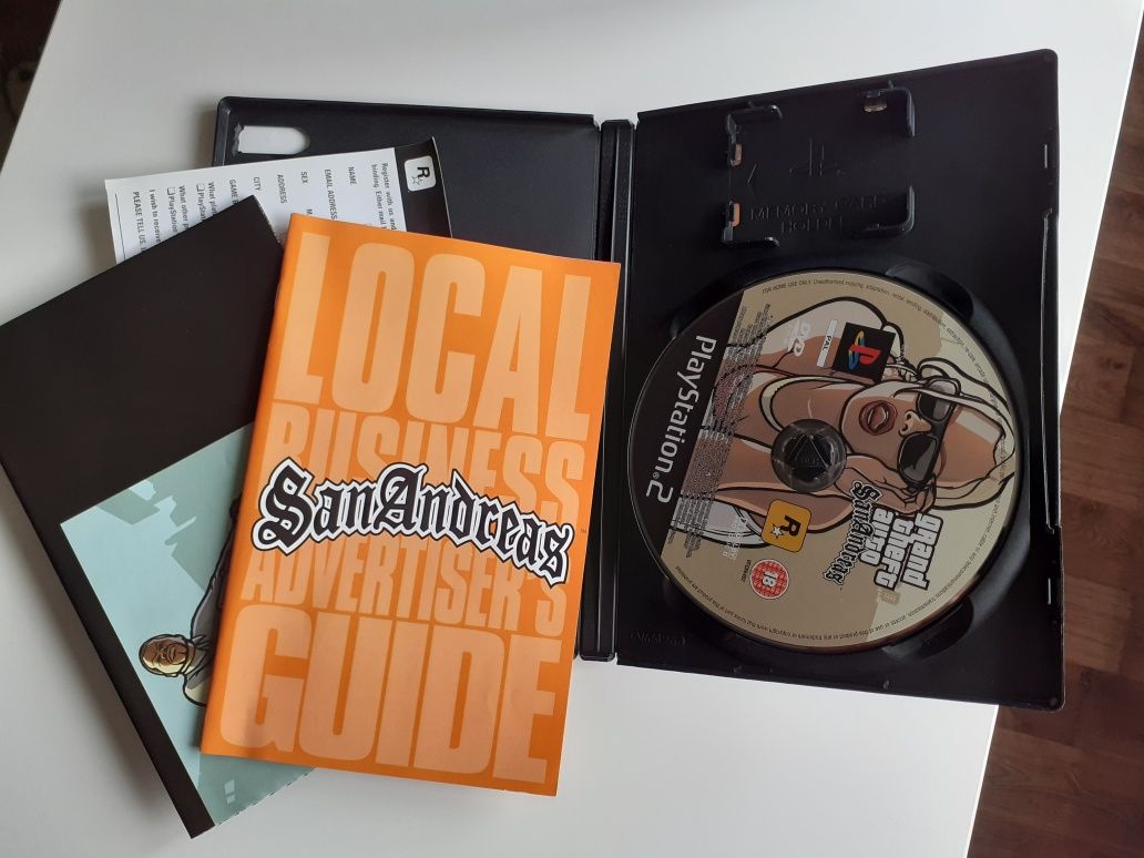 GTA San Andreas ps2 + inne gry