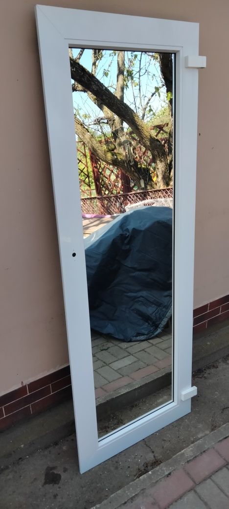 Skrzydło drzwi plastikowe z lustrem