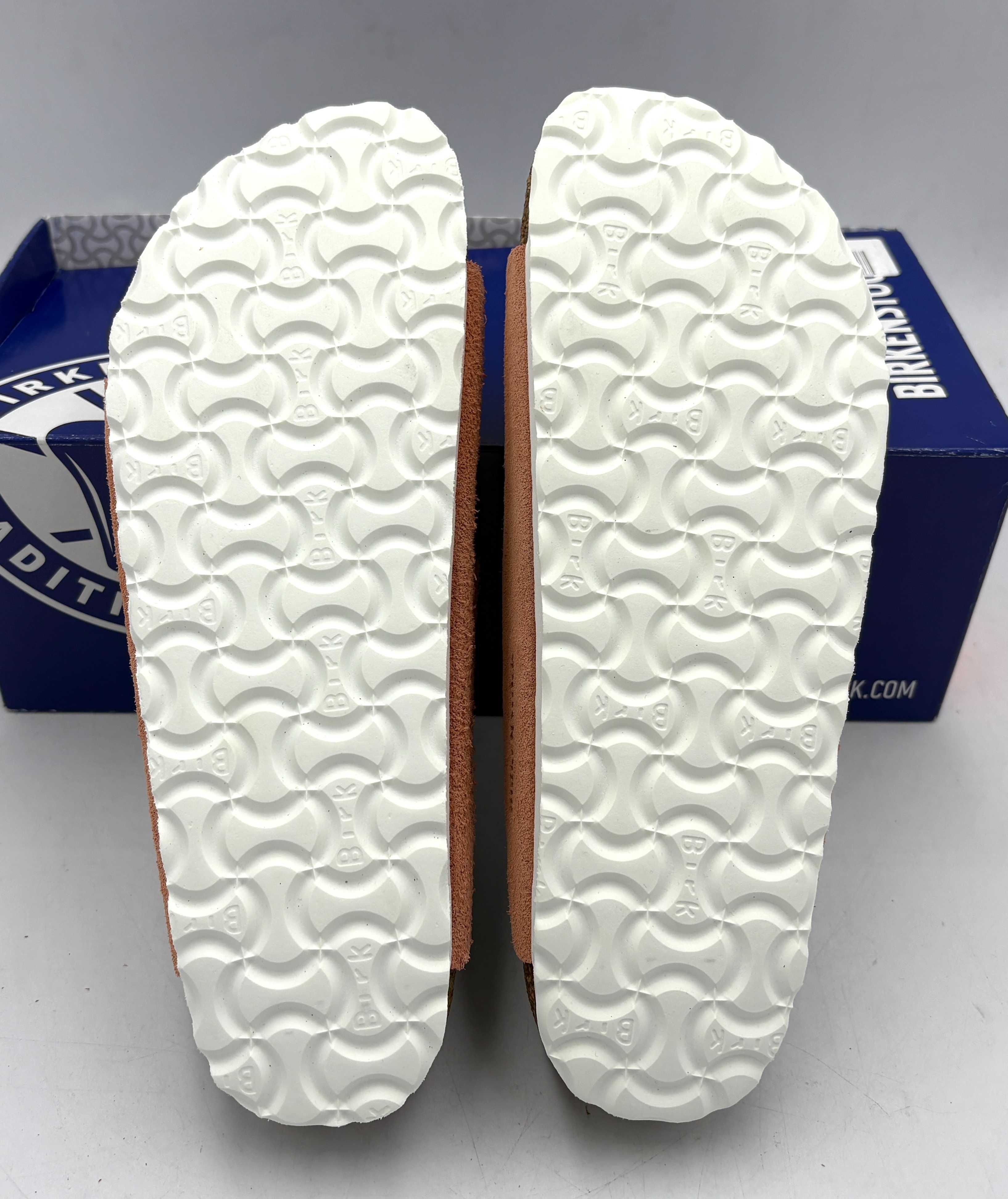 ‼️Nowe oryginalne klapki BIRKENSTOCK Arizona pomarańcz 38 AZ 251 skóra
