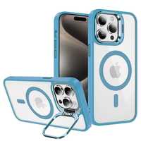 Tel Protect Kickstand Magsafe Case Do Iphone 15 Pro Max Niebieski