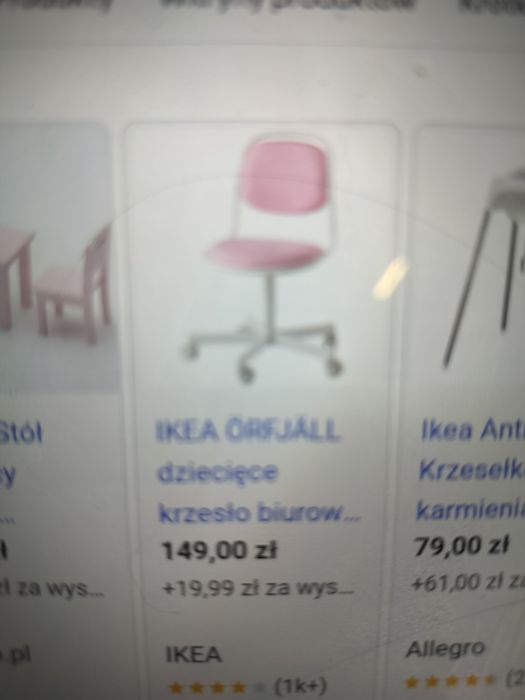 Krzesełko młodzieżowe IKA