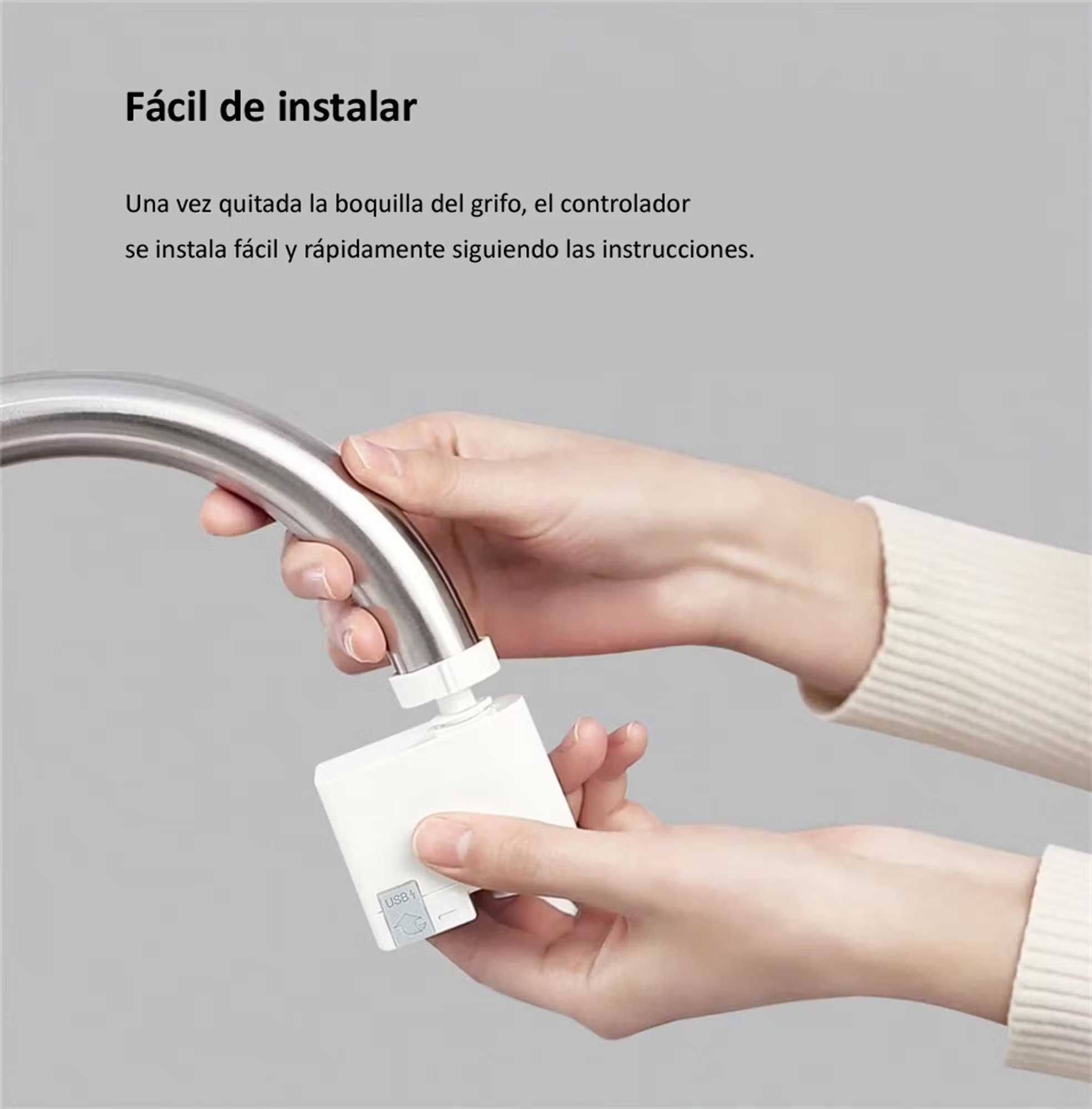 2x Xiaomi Zajia - Sensor automatico para torneira - Poupança água