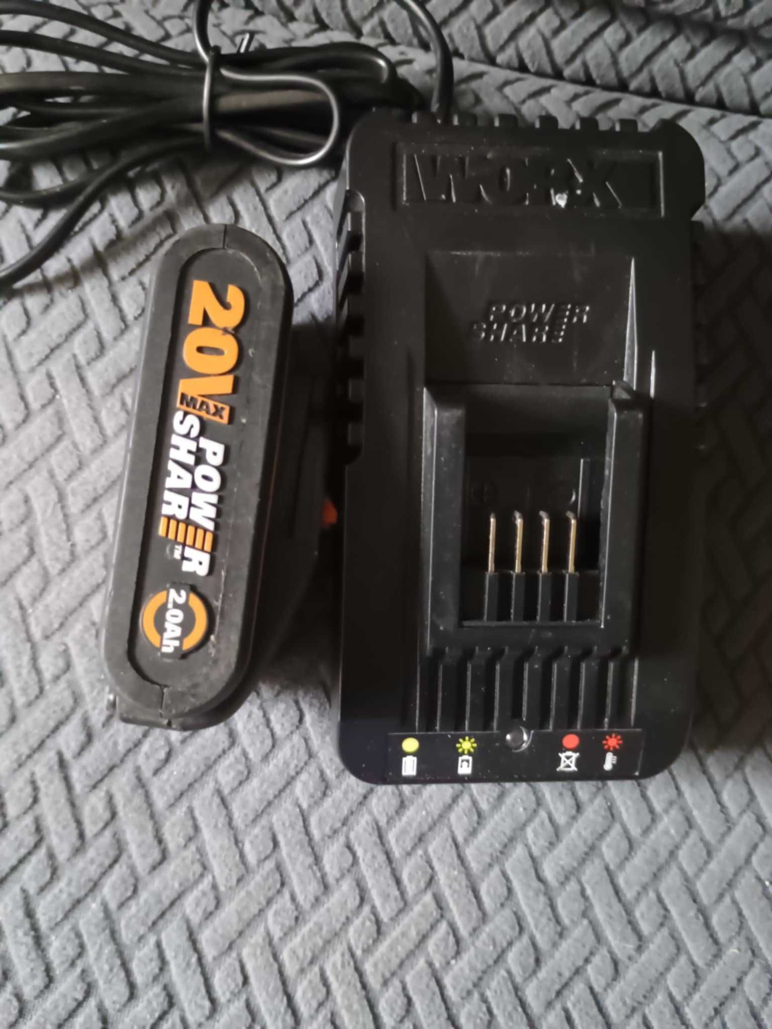 Akumulator WORX 20V 2.0Ah + szybka ladowarka