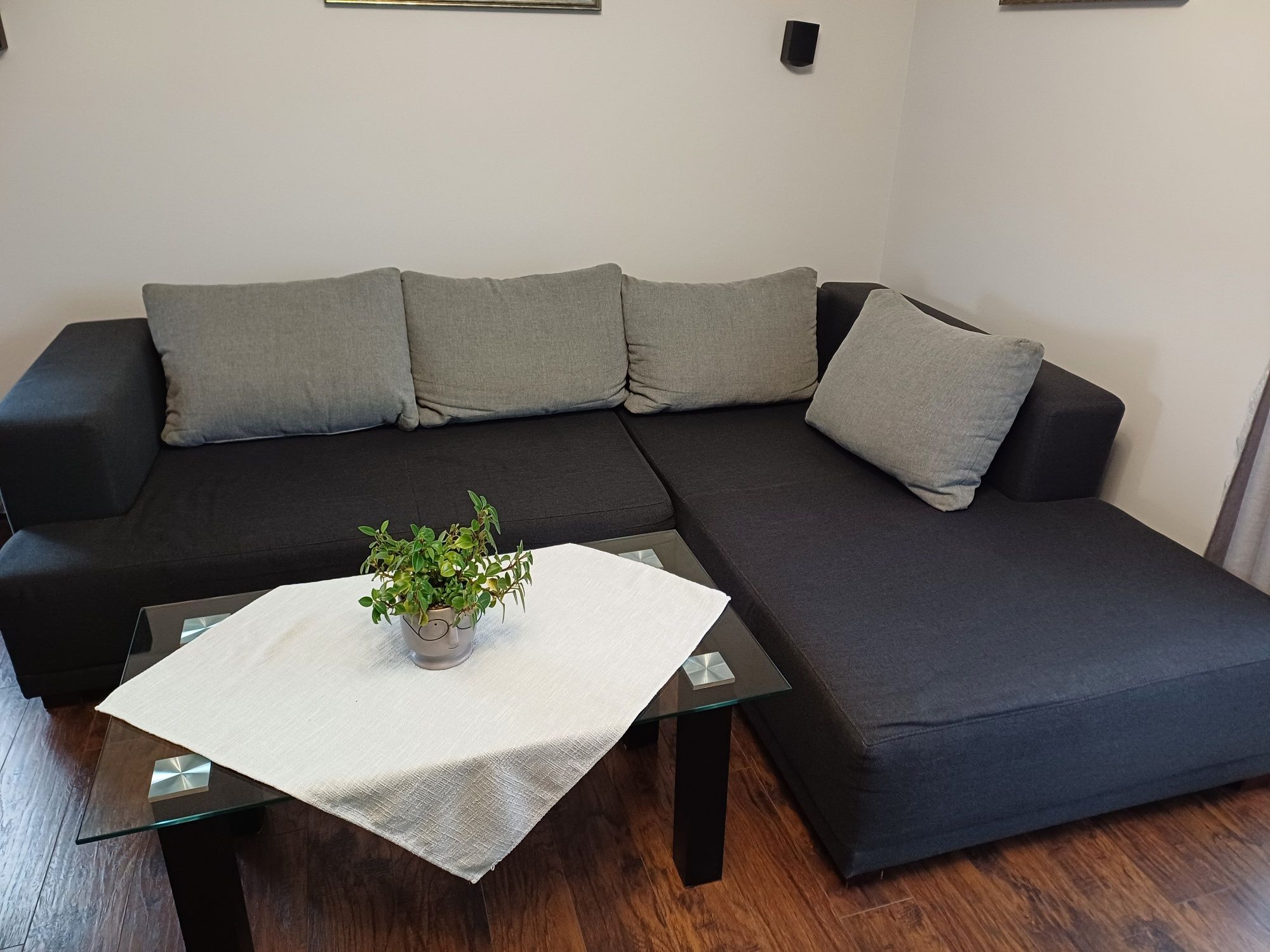 Narożnik 280x210 Agata meble, funkcja spania