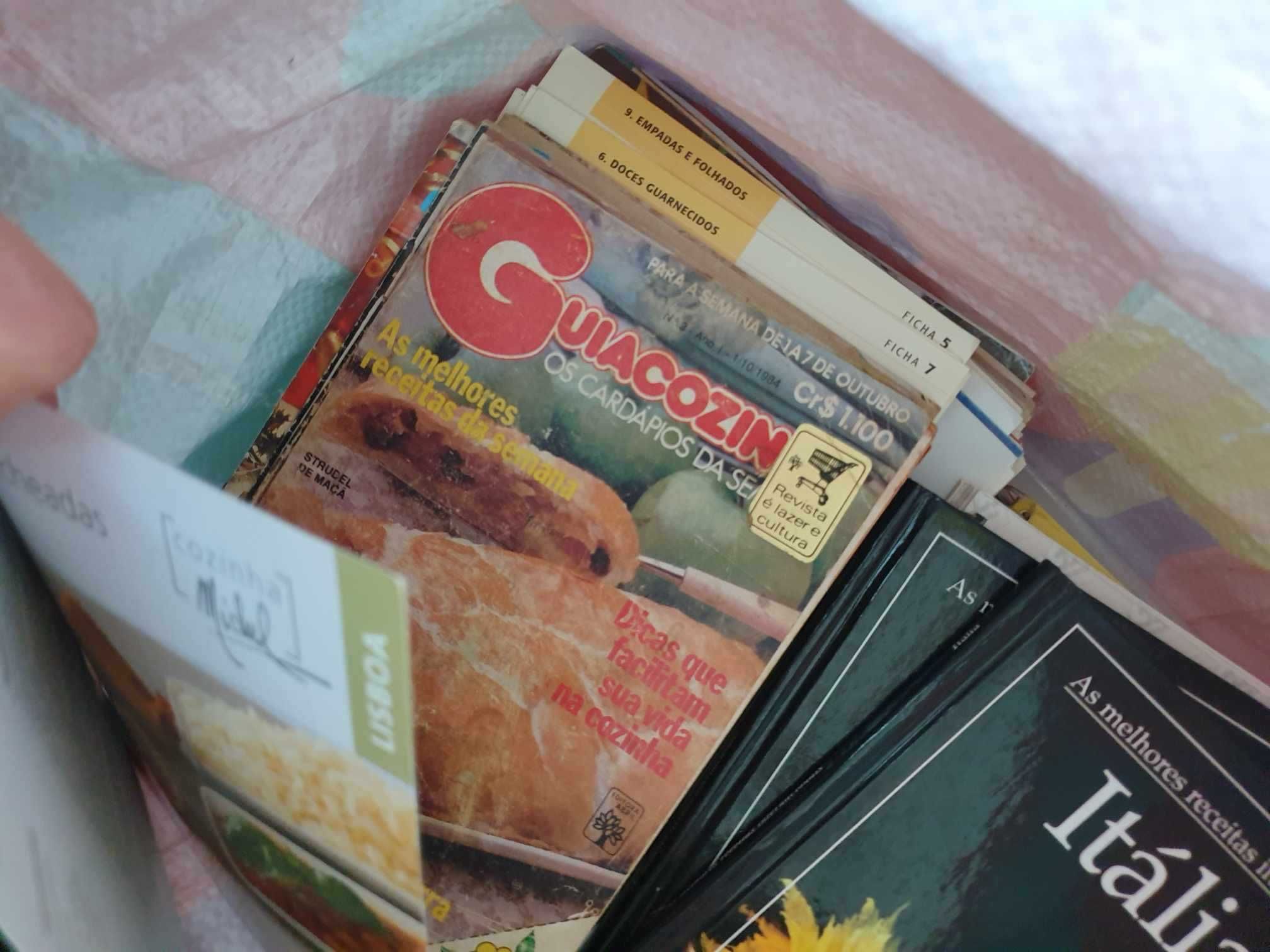 Revistas antigas de culinária
