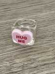 Pierscionek hug me wiosna lato stylizacja serce