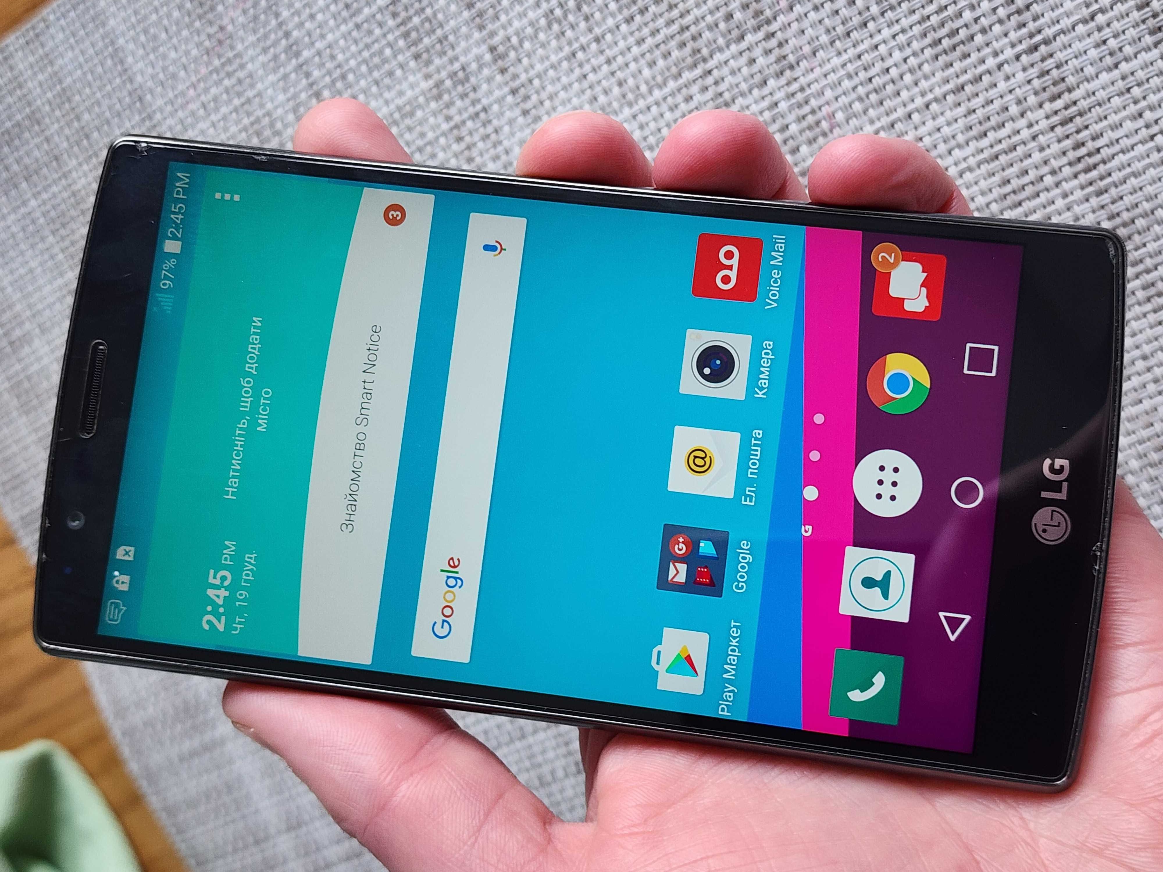 LG G4 VS986 Neverlock 5.5", IPS, 2560x1440 Snapdragon 808 Gray 3G 4G