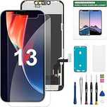 Hoonyer Wyświetlacz do iPhone 13 LCD ekran zamienny 6,1 cala