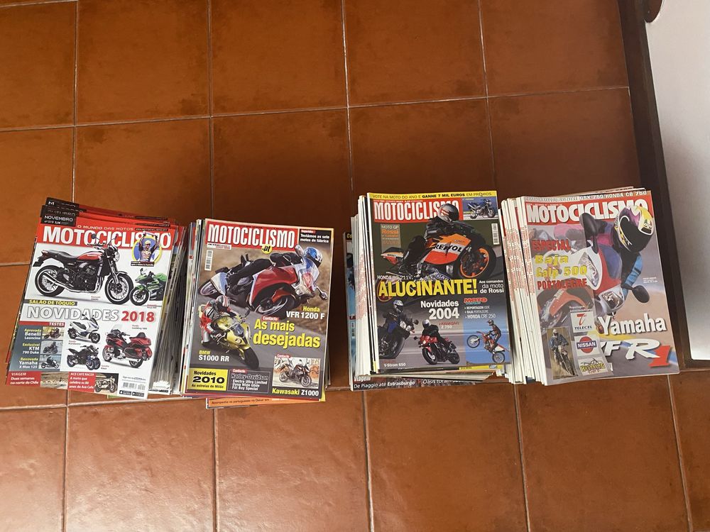 Revistas Motociclismo (coleção sem 1 e 5)