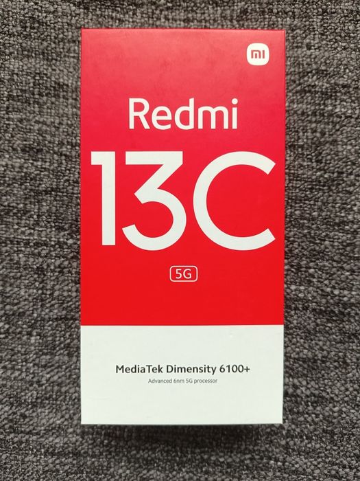 Xiaomi Redmi 13C Starry Black – 4GB RAM / 128GB ROM – Novo