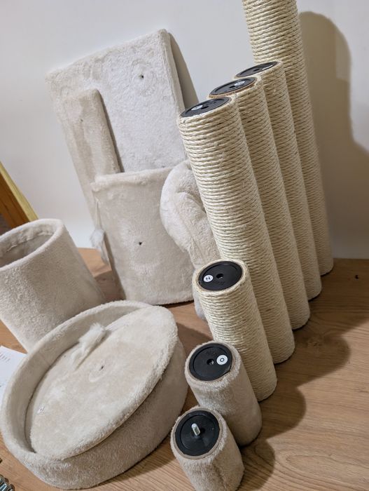 Penelope Drapak Dla Kota Beżowy 55X40X116Cm Po Zwrocie