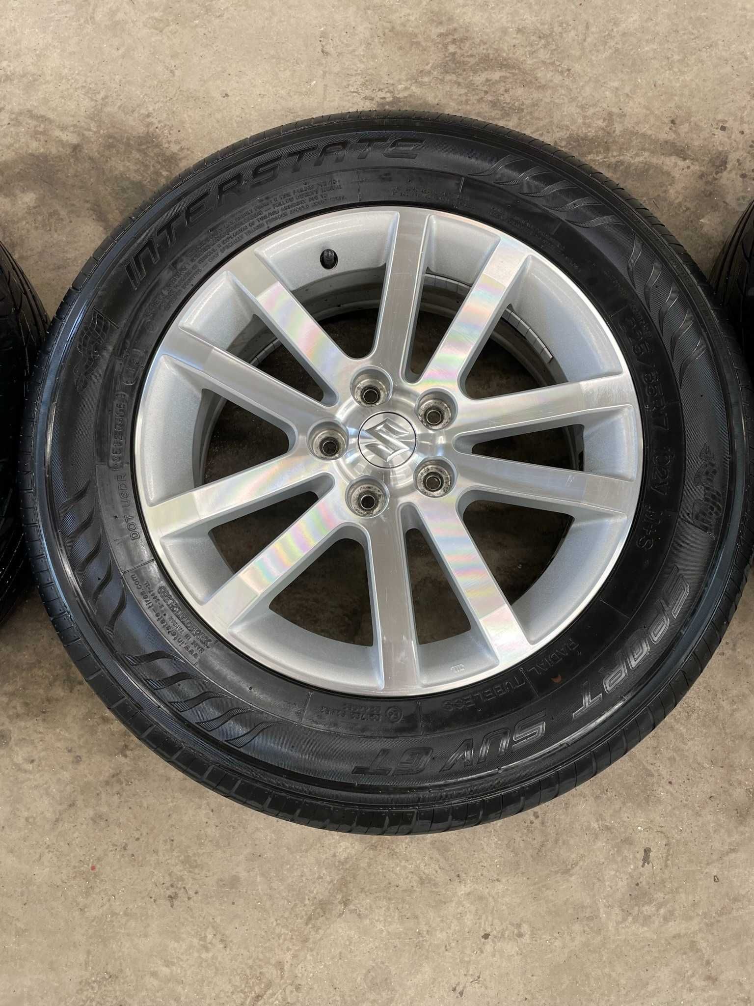 Alufelgi Suzuki 17 cali 5x114,3 z oponami Letnimi w Idealnym stanie !