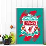 plakat liverpool, obraz liverpool, plakat piłka nożna