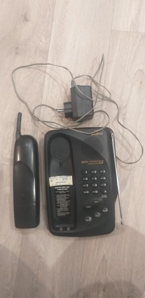 Telefon stacjonarny bezprzwodowy Sanyo
