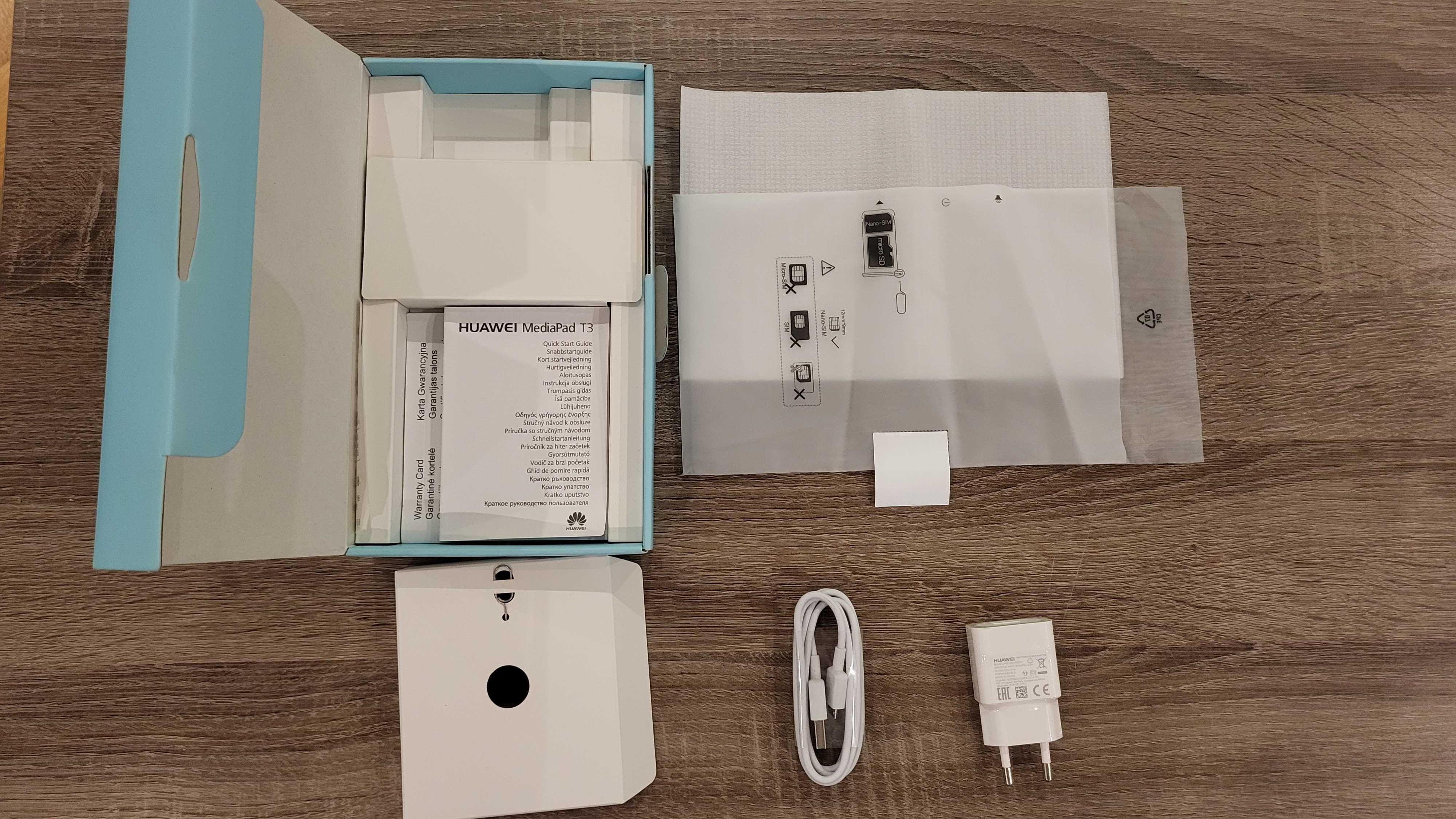 tablet Huawei MediaPad T3 '8 - bogaty zestaw - stan bdb