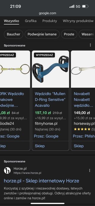 Wędzidło plastikowe phelam