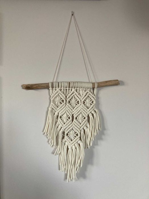 Mała makrama - wyjątkowy wzór - boho ozdoba