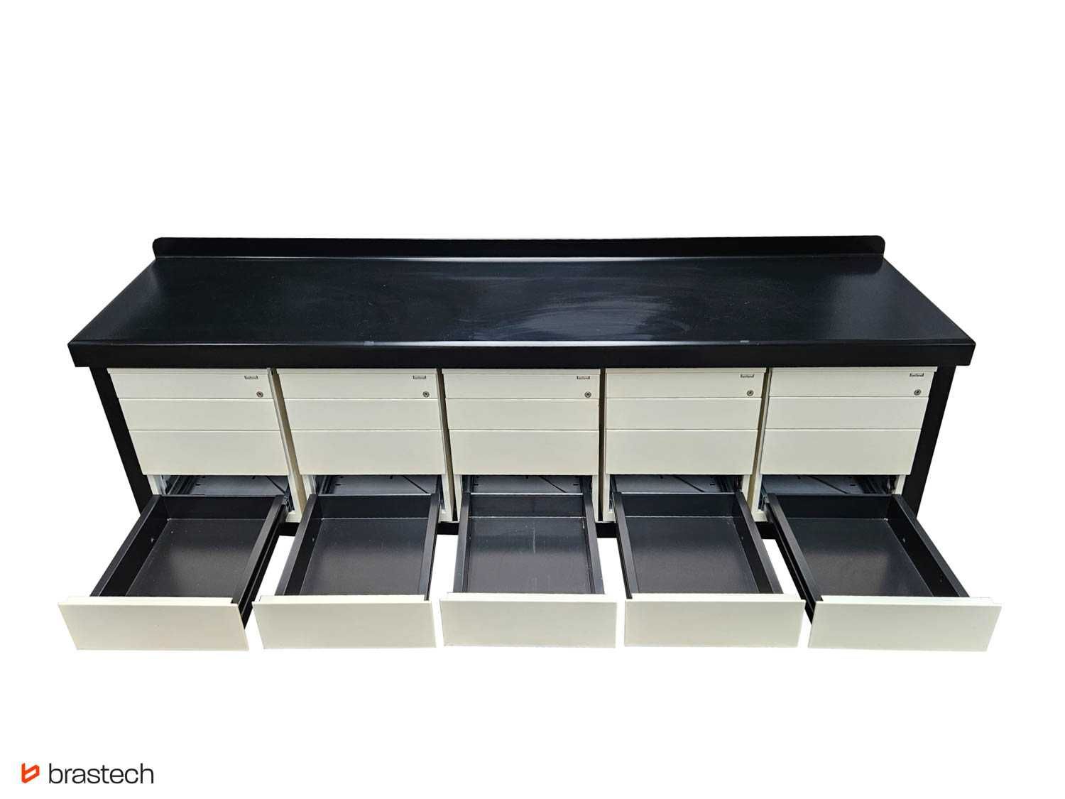 Stół warsztatowy 90 x 234 x 61,5 cm Blat stalowy 5 mm, waga 345 kg