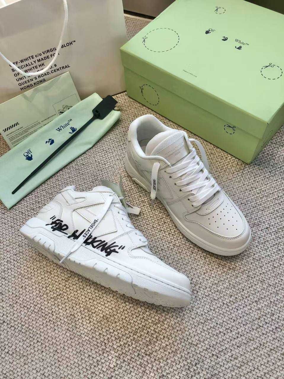 (БЕЗ ПЕРЕДОПЛАТИ)Off white office For walking оф вайт фор волкінг білі