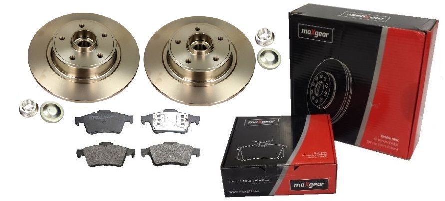 Tarcze + klocki tył łożysko + ABS Renault Laguna II Scenic II