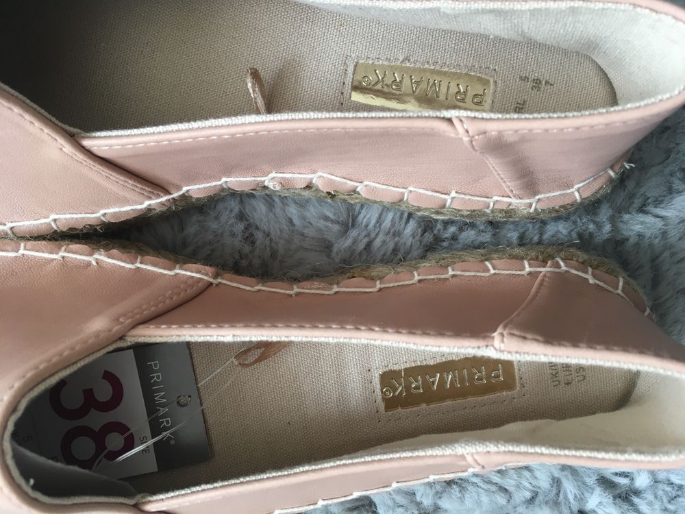 Buty Damskie Espadryle Nowe Primark 38