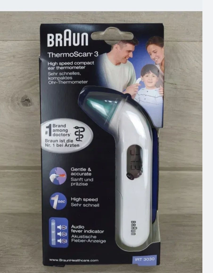Termometr braun do uszny
