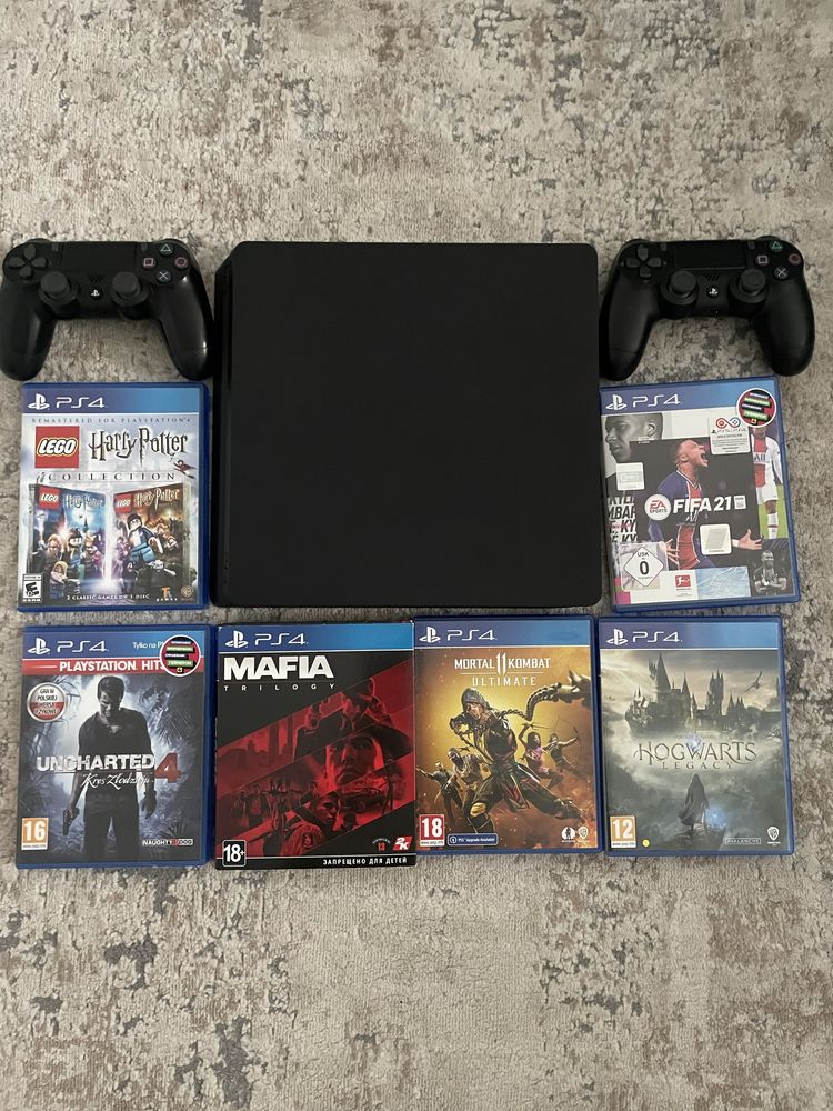 Ігри, диски до PS4, Hogwarts Legasy, Mortal Kombat Ultimate