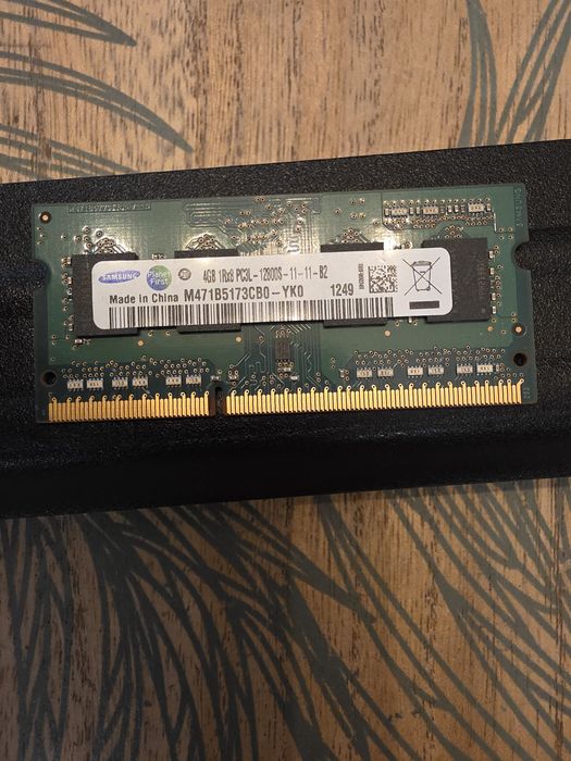 Pamięć do laptopa Samsung 4gb  ddr3