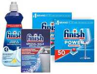 Zestaw do zmywarki FINISH Powerball Essential 100 szt,sól,nabłyszczacz